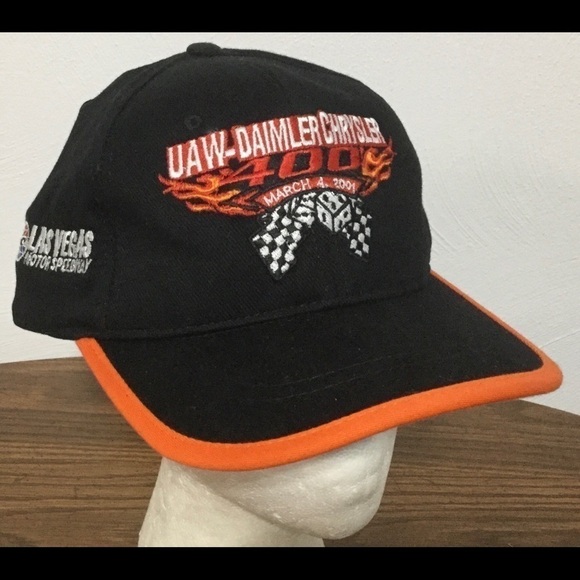 𝅺UAW-DAIMLER CHRYSLER 400 Las Vegas Hat Cap NASCAR - Picture 3 of 6